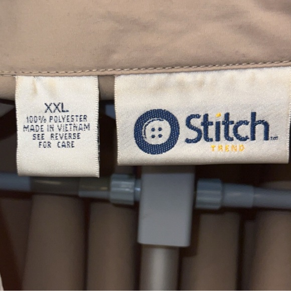 Vintage Windbreaker Los Angeles Lakers Beige Jacket - Picture 6 of 11